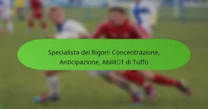 Specialista dei Rigori: Concentrazione, Anticipazione, Abilità di Tuffo